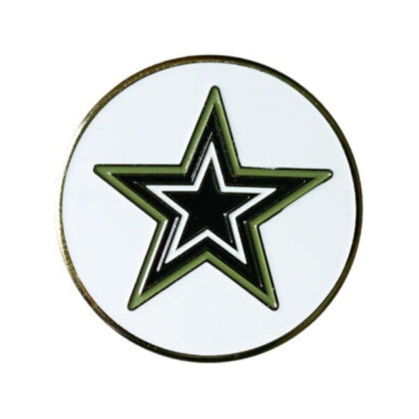 Dallas Star Golf Ball Markers & Magnetic Hat Clip Custom 