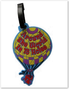 around the world in 18 hole PVC tag