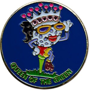 Queen of the green ball marker