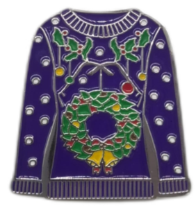 wreath ugly sweater