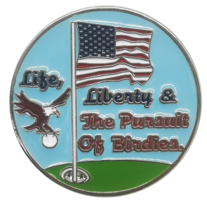 life liberty Ball marker no Crystals