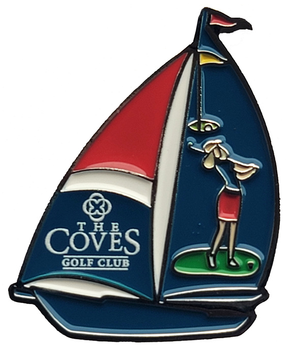 Custom Golf Ball Markers The Coves Country Club