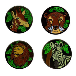 Safari and Animal Themed golf Ball Markers