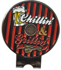 Custom Chillin Hat Clip