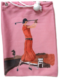 Custom Golf Tee Bags Women golfer