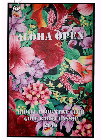 Custom Golf Towels Aloha Open