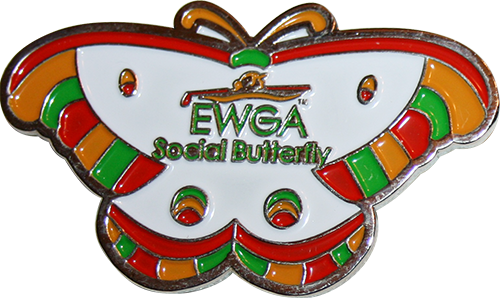 Custom Lapel pin butterfly front