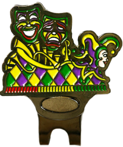 Custom Mardi Gras Carnival float hat clip-1