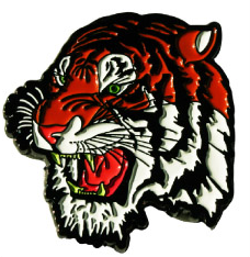 Tiger Shaped Challenge Coin