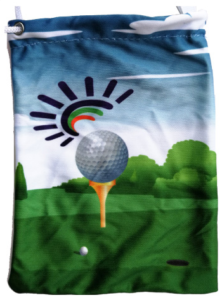 Golf Course Themed Tee Bag