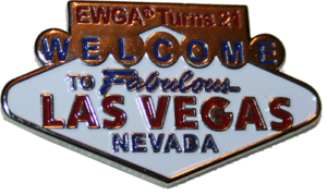 Las Vegas Themed Lapel Pin For Golf