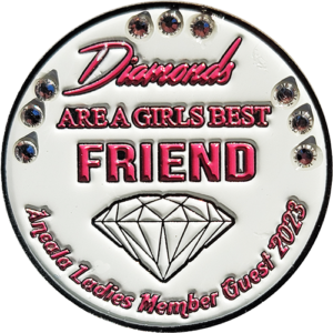 Swarovski Ball Marker bling diamonds are a girls