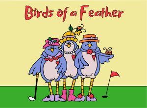 BIRDS of a Feather Golf Themed Gifts