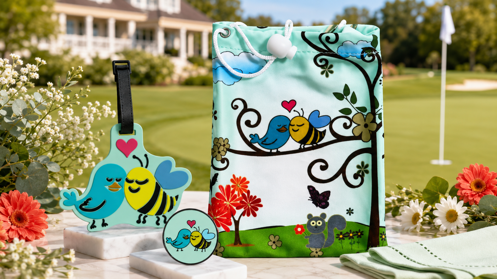 Birds and Bees Golf Theme