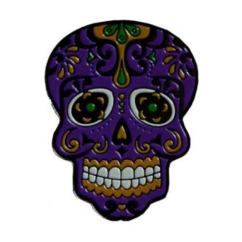 Dia Skull Ball Marker Purple
