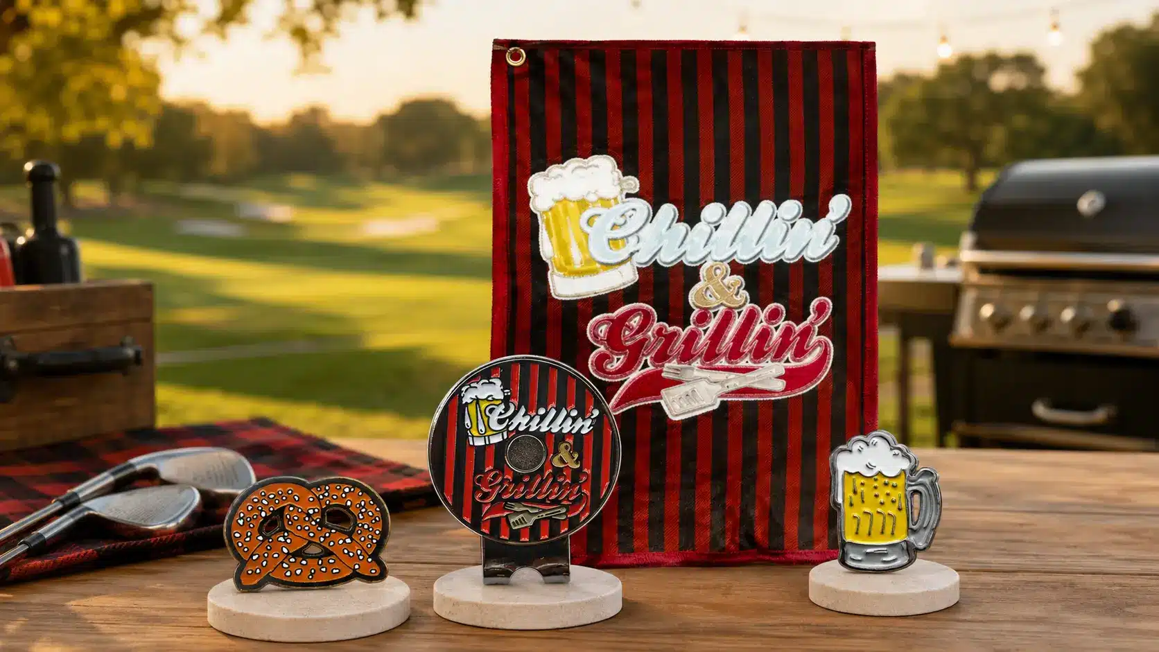 Grillin and Chillin Golf Theme
