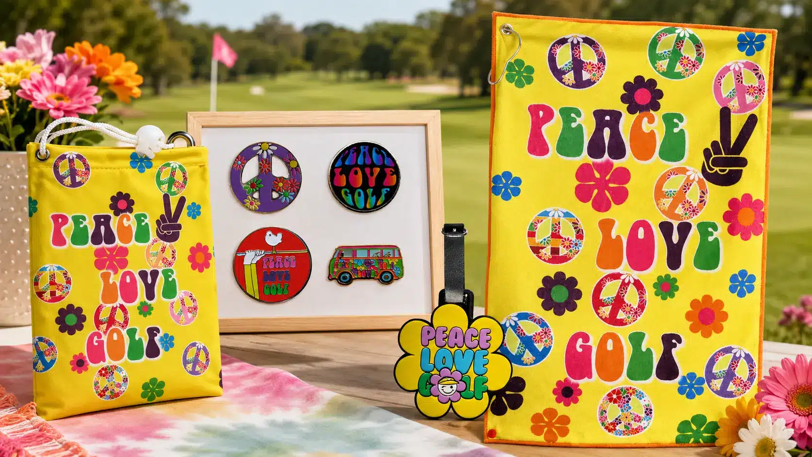 Peace, Love, Golf, Golf Theme