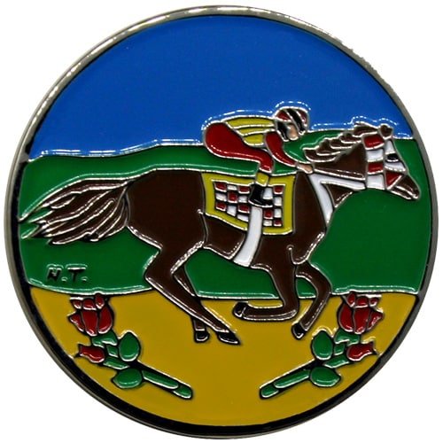 Run For The Roses Ball Marker - Kentucky Derby Themed