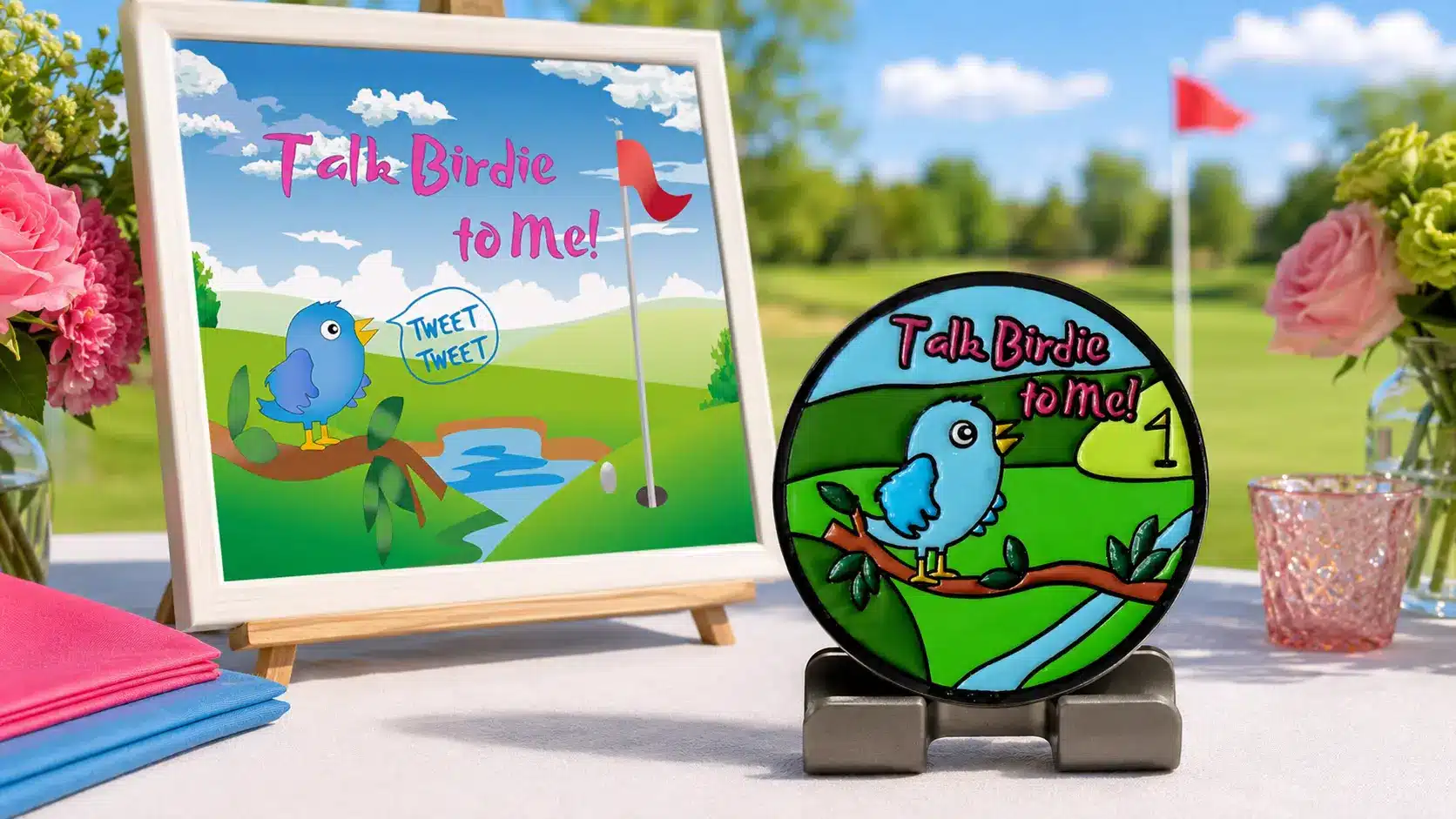 Talk Birdie to Me Golf Theme