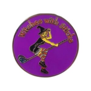 Witches With Sticks Ball Marker