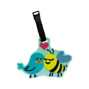 birds of a feather bag tag