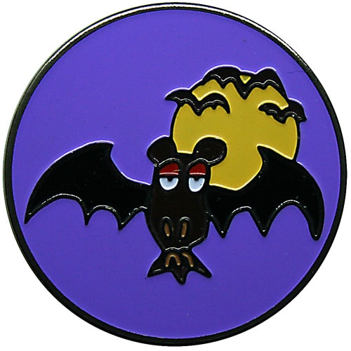 Bats and Moon Golf Ball Marker