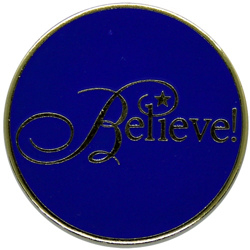 Believe (Gold) Golf Ball Marker