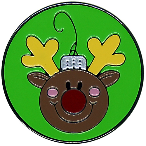Reindeer Ornament Golf Ball Marker
