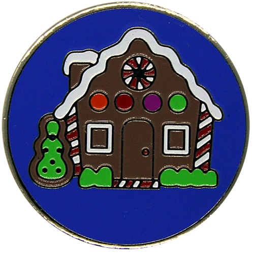 Gingerbread House Golf Ball Marker