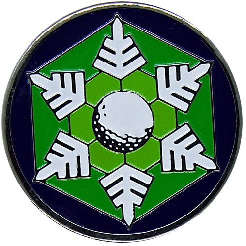 Golf Ball Snowflake Golf Ball Marker