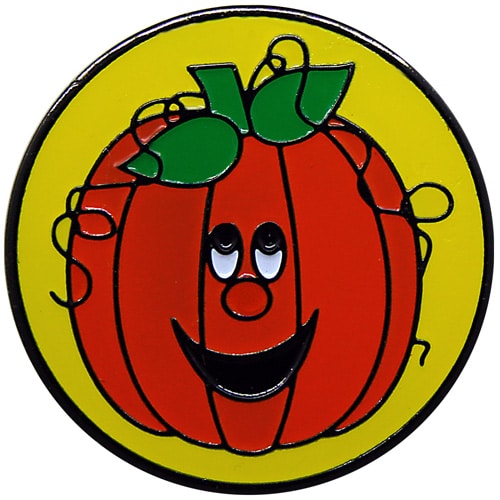 Happy Pumpkin Golf Ball Marker