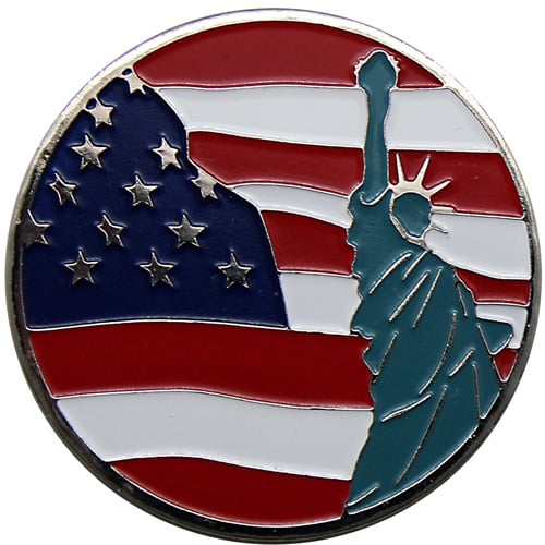 Liberty golf ball marker