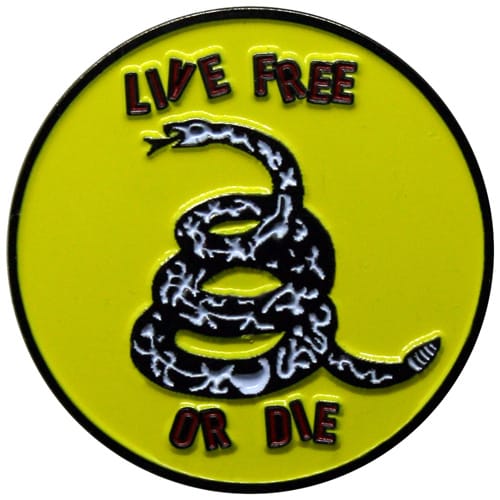 Live Free or Die ball marker