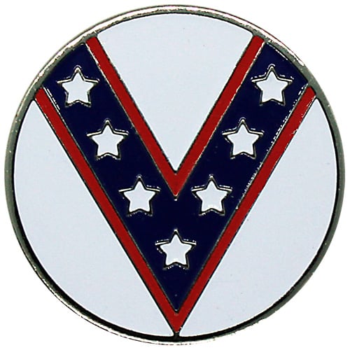 Patriotic Stripe Golf Ball Marker