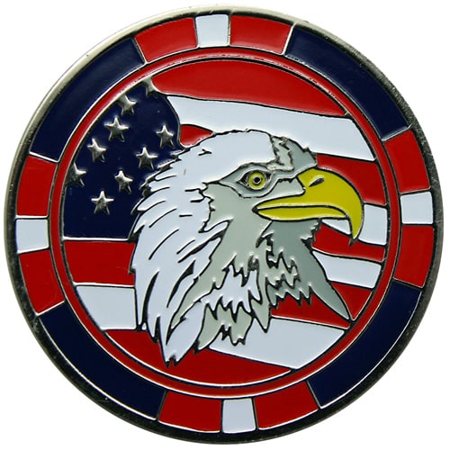 USA Strong golf ball marker