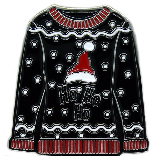 Ho Ho Ho Ugly Sweater Golf Ball Marker
