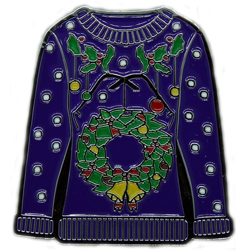 Wreath Ugly Sweater Ball Marker