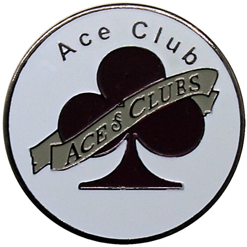 Ace Club Golf Ball Marker