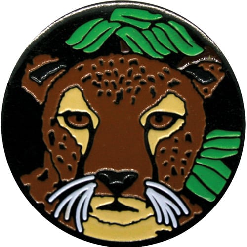 Cheetah Golf Ball Marker