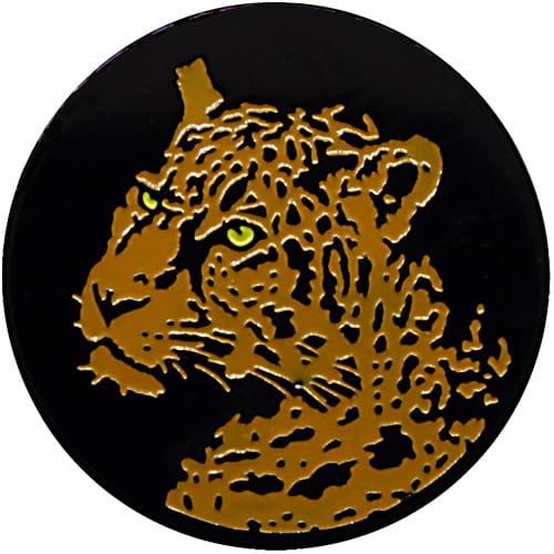 Cheetah (Monochrome) Golf Ball Marker