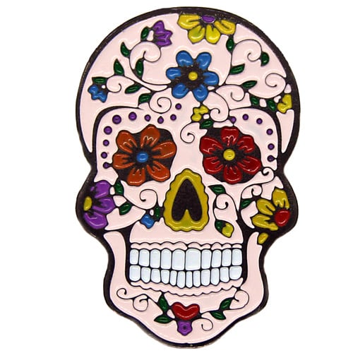 Flower Passion Dia de los Muertos Golf Ball Marker