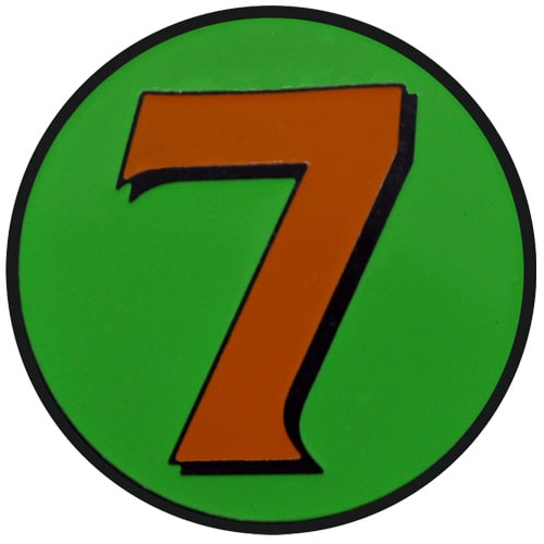 Lucky 7 Golf Ball Marker