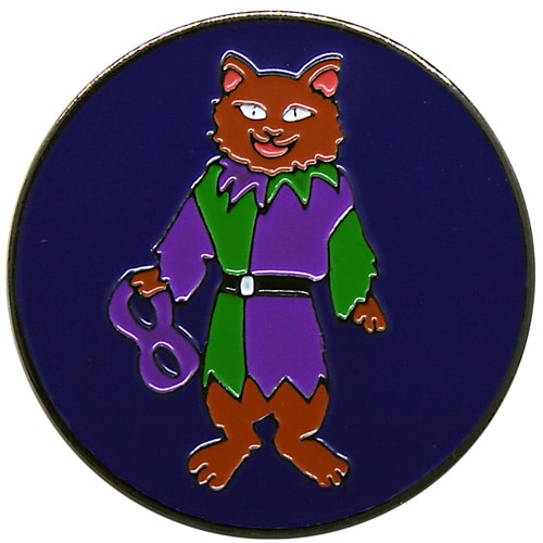 Jester Cat Golf Ball Marker
