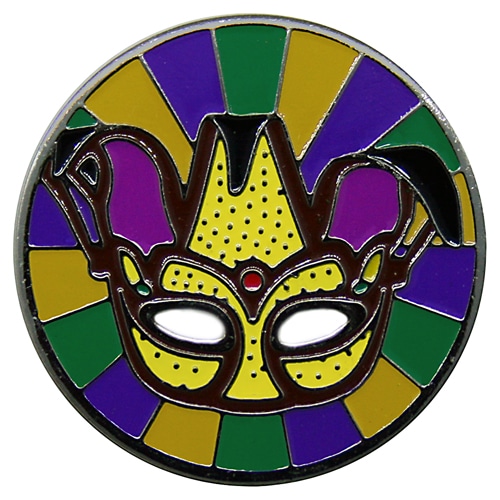 Jester Mask Golf Ball Marker