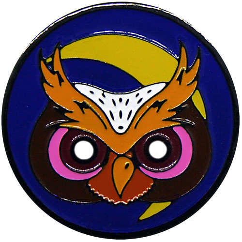 Owl Mask Golf Ball Marker