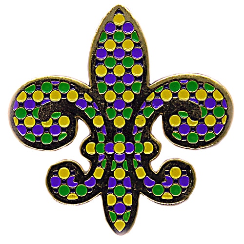 Fleur de Lis Shaped Golf Ball Marker