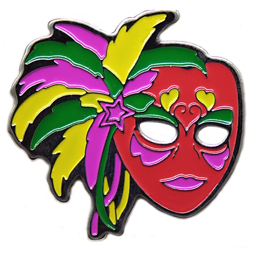 Shaped Salmon Mask Golf Ball Marker