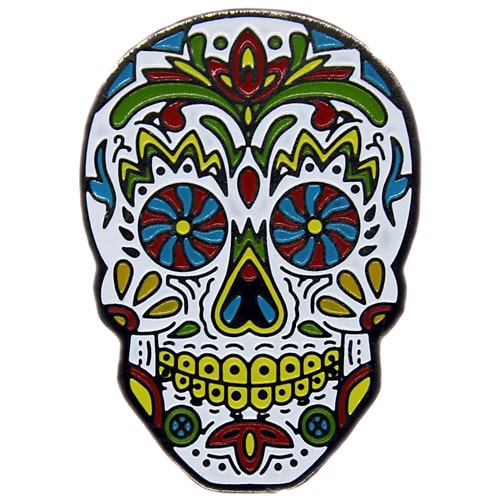 Pinwell Eyes Dia de los Muertos Golf Ball Marker