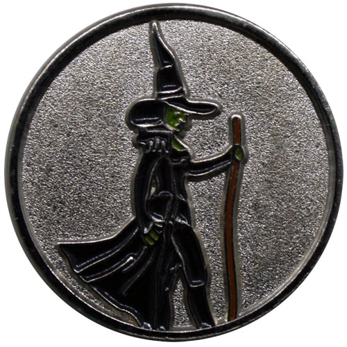 Witch golf ball marker