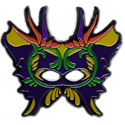Bird of Paradise Mask Golf Ball Marker